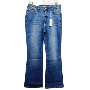 Warp + Weft High-Rise Bootcut Jeans Medium Wash Size 10/30 Womens Denim